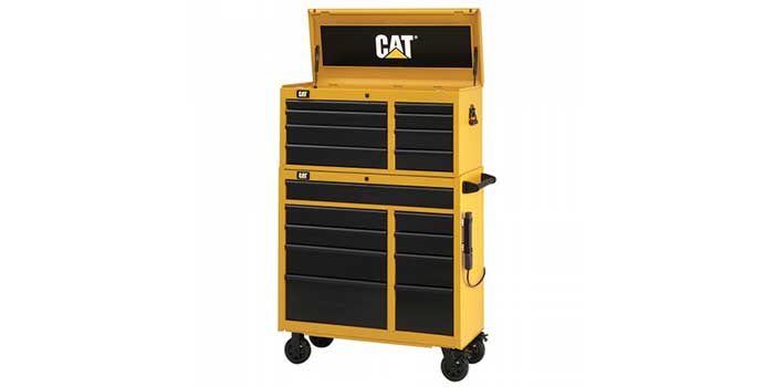 Cat Tool Chest And Cabinet 17 Drawer