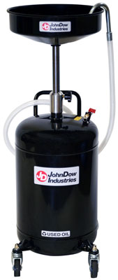 JohnDow JDI-18DC 18-Gallon Self-Evacuating Portable Oil Drain