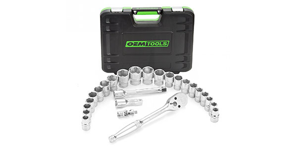 OEMTOOLS™ 23995 26 Piece 1/2 In. Drive Ratchet and Socket Set