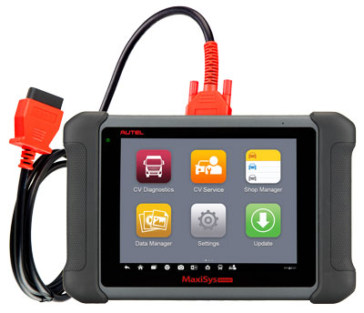 Autel MaxiSYS MS906CV complete service tablet for HD service plus all systems diagnostics.