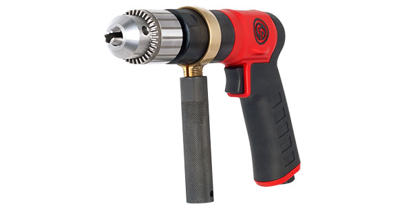 The new Chicago Pneumatic composite drills are available in ¼’’, ⅜’’ and ½’’ pistol, straight (in-line) and angle variants.