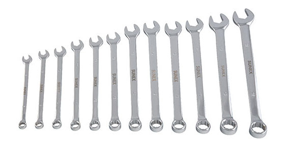 Radius V-Groove Combination Wrenches