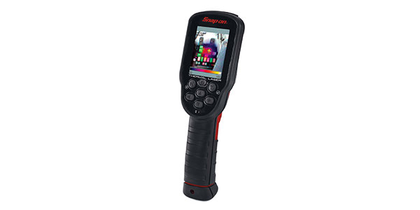 The Snap-on Diagnostic Thermal Laser features thermal image blending, plus a visible-light camera to provide more detail