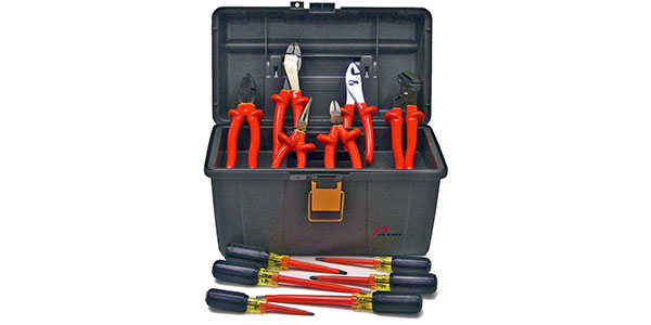 The Cementex Automotive Electric Service Tool Kit (ITS-12B-AES) is a great base of insulated tools for use with hybrid and electric vehicles (EVs) as well as troubleshooting and repair to EV charging stations.