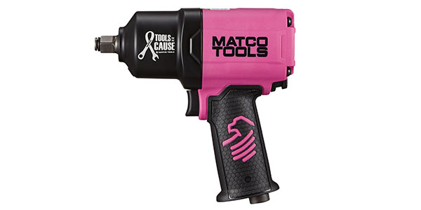 Matco Tools supports the Tools for the Cause program in which 15% of the proceeds of a selection of tools and branded merchandise is donated to the Breast Cancer Research Foundation
