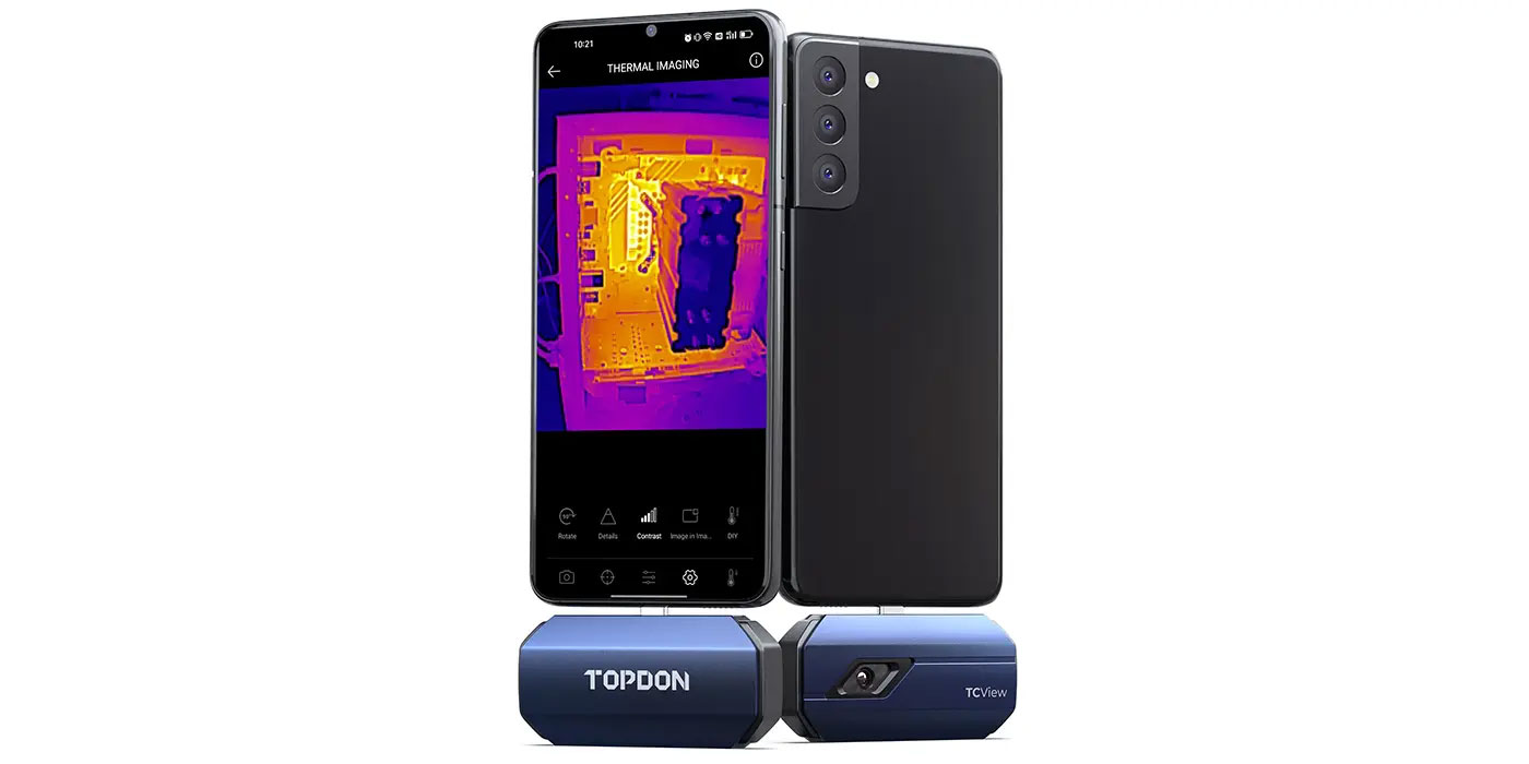TOPDON has announced its TC001, a TC Series device that transforms a smartphone or computer into an infrared (IR) thermal camera.