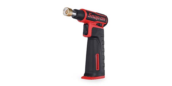 Snap-on butane torches single-handedly offer techs a reliable and portable 350- to 820-watt heat source for quick jobs in and out of the shop.